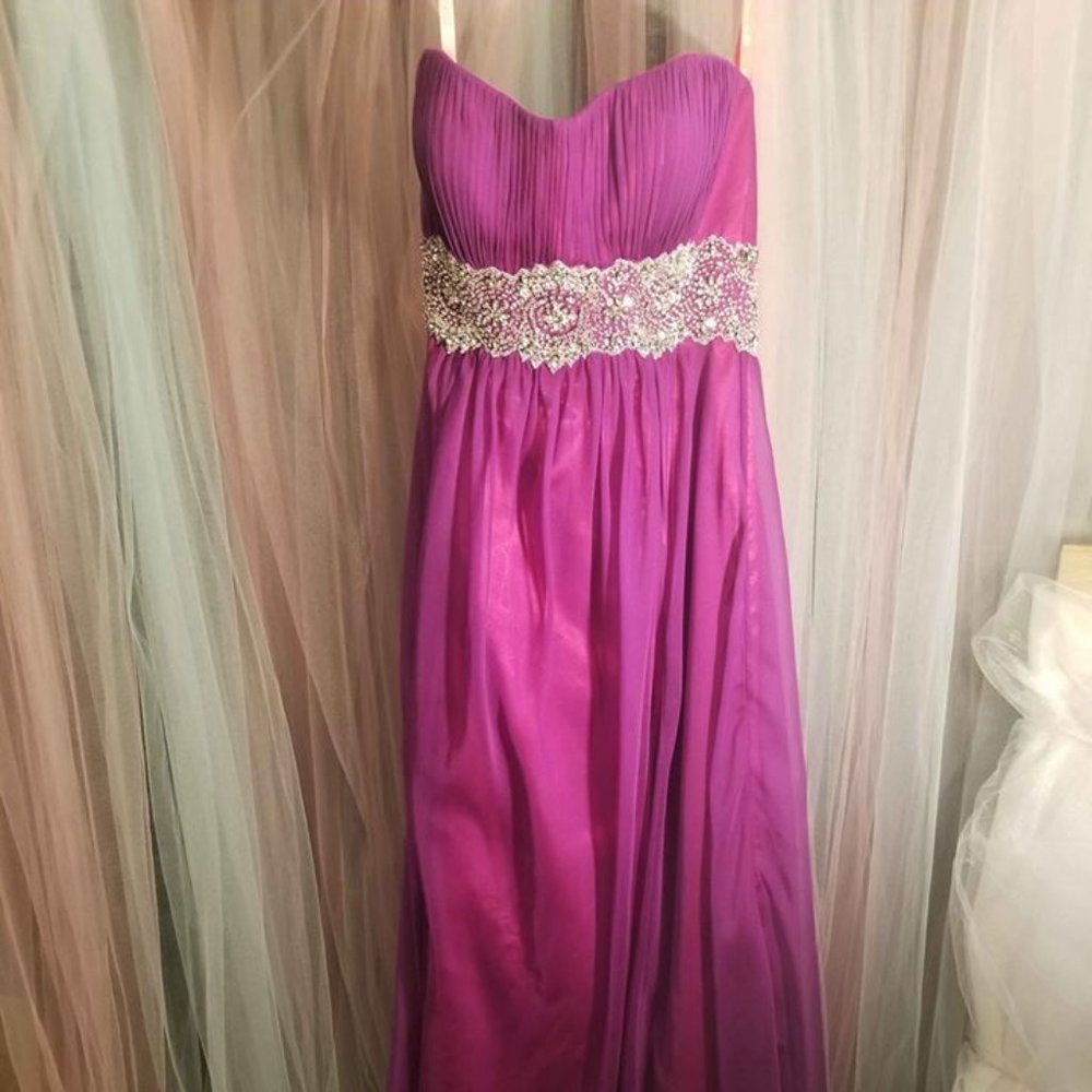 Fuchsia Embellished Dress